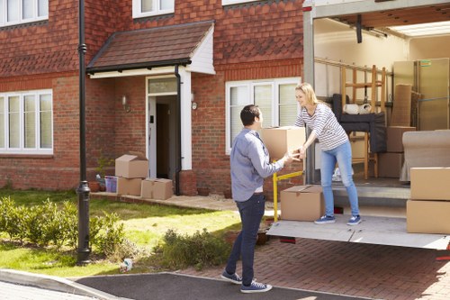 Man with van service helping with a local move in Putney