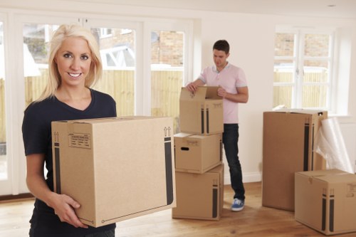 Local commercial movers handling a Putney office relocation