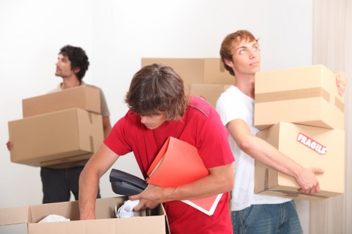Family preparing for a Putney house removal