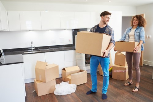 Careful loading and unloading for a Putney move