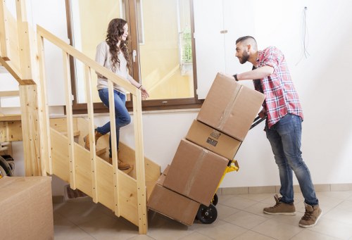 Packing and furniture handling for a Putney house move