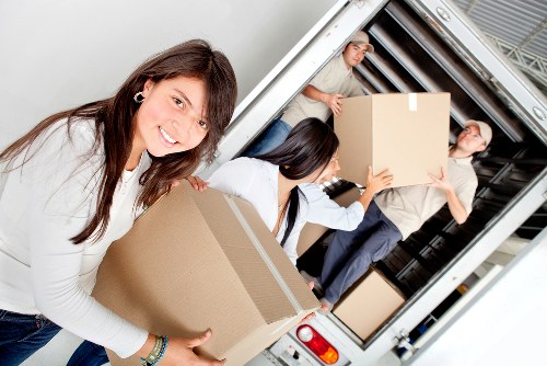 IT equipment and office furniture prepared for relocation