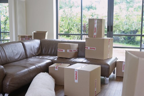 Local moving team helping unpack in a Putney apartment